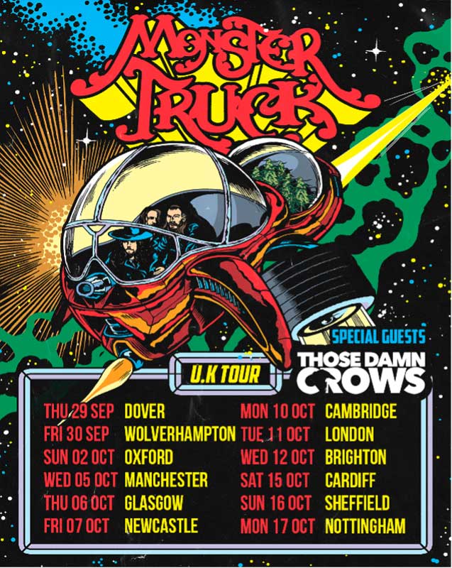 Monster Truck UK Tour poster