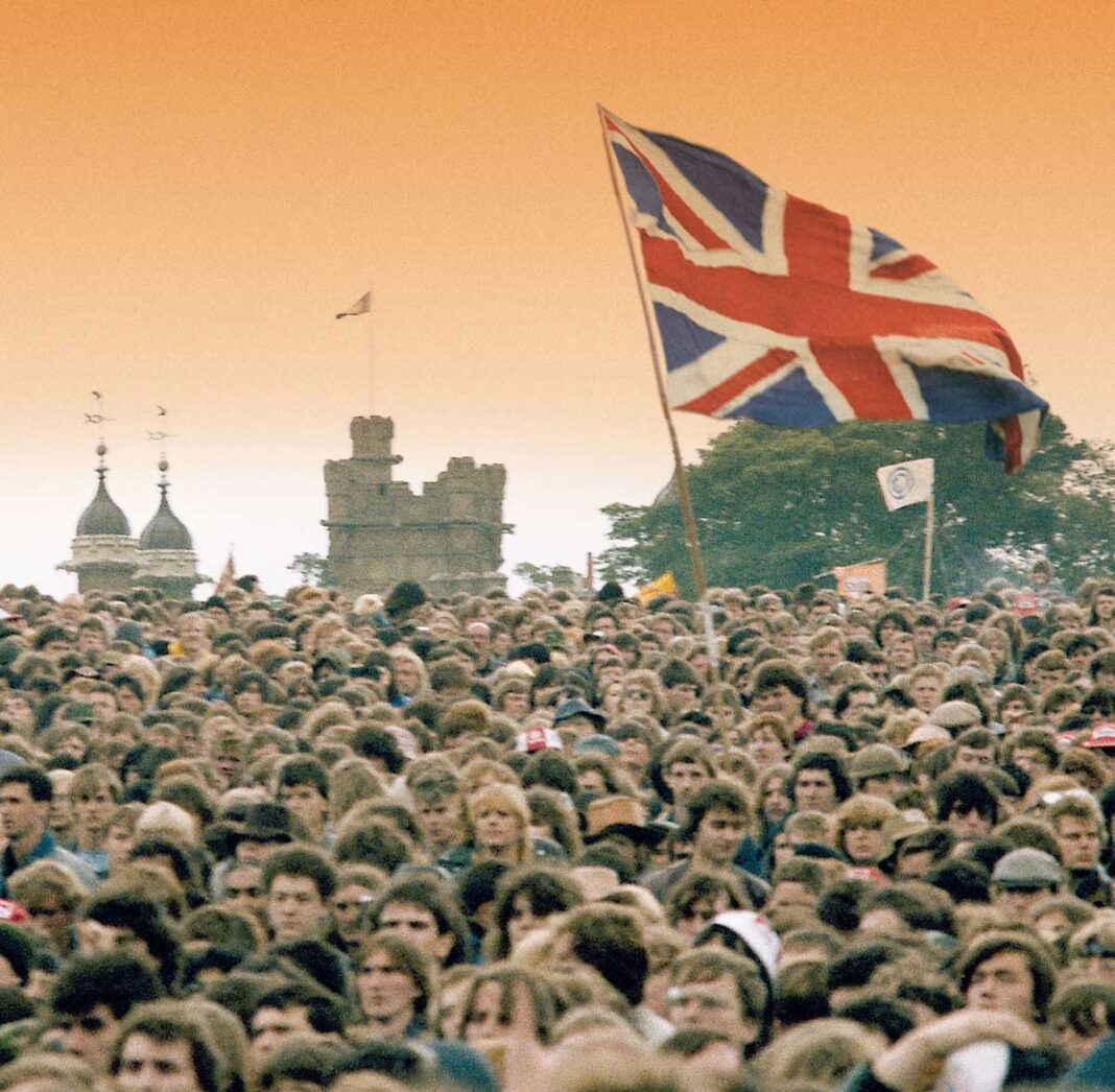 Knebworth House 1985.