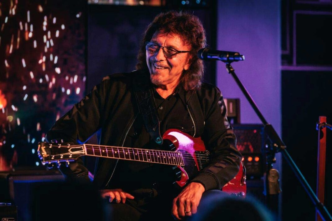 Tony Iommi at Gibson Garage London. Photo: Gibson