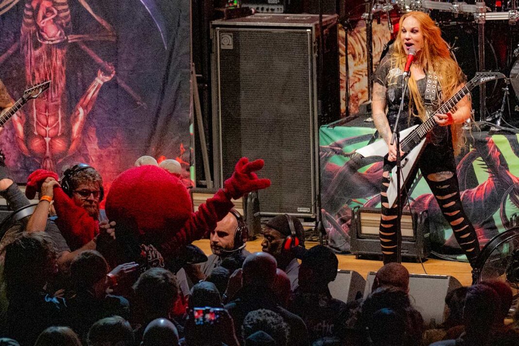 Nervosa - Bristol Beacon - 7 October 2025. Photo: Paul Hutchings/MetalTalk