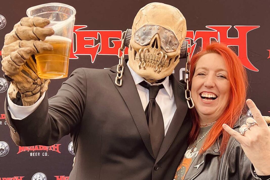Megadeth - Rattlehead Beer launch at The O2. Brewing is their business—taste the Metal with these epic new beers.