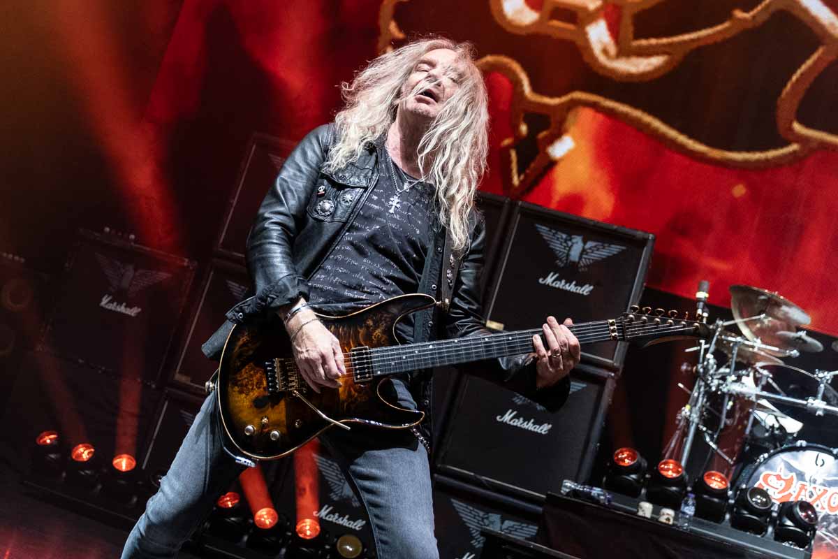Saxon - Eventim Apollo - 15 November 2025. Photo: Steve Ritchie/MetalTalk