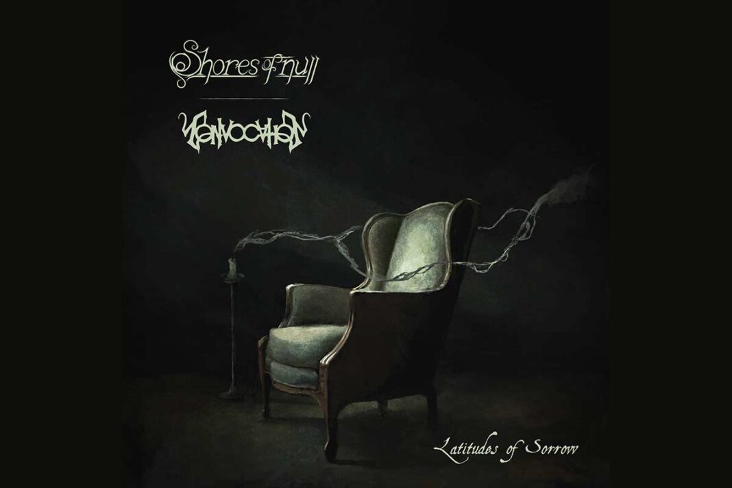 Rome-based Melodic Black/Doom Metal outfit Shores Of Null have teamed up with Finnish Funeral Death/Doom masters Convocation to deliver a split release, Latitudes Of Sorrow