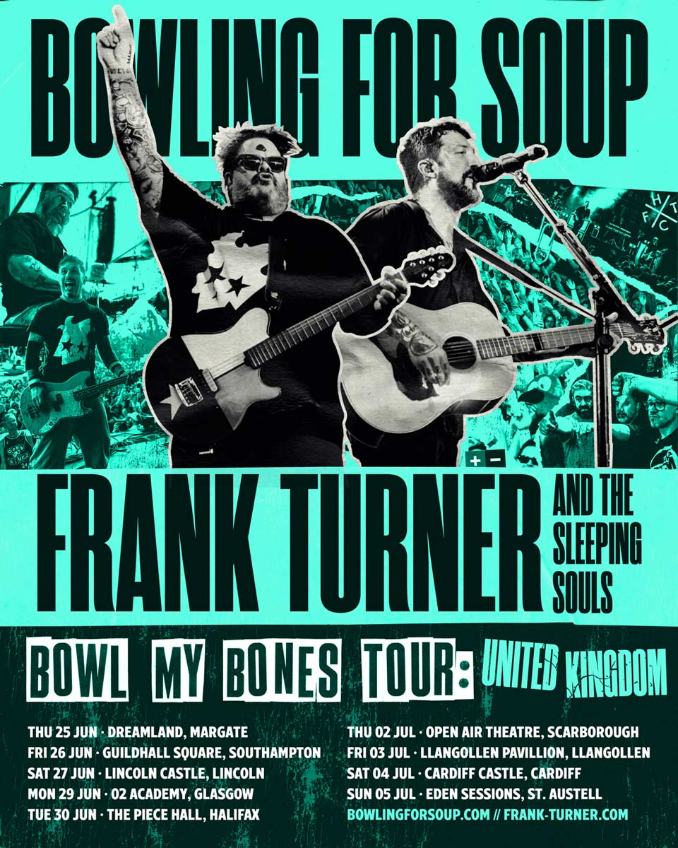 Bowling For Soup & Frank Turner and the Sleeping Souls - Bowl My Bones UK Tour 2026