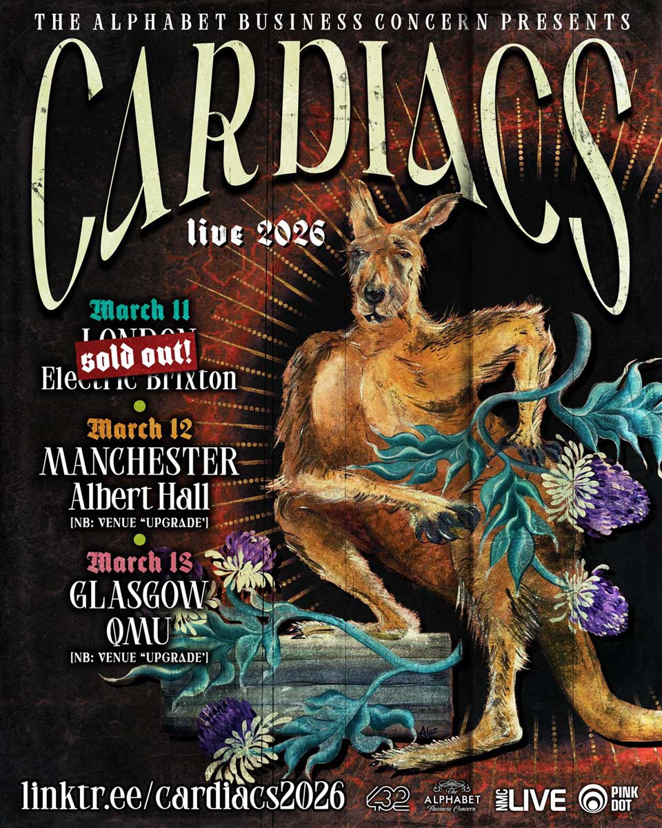 Cardiacs UK Tour 2026 Poster