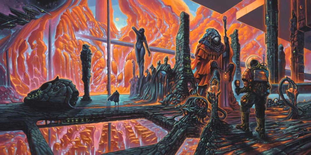 Cryptic Shift - Overspace & Supertime. Brutal Technical Death Metal in hyperspace, five epic tracks, sci-fi lore and jazz twists.