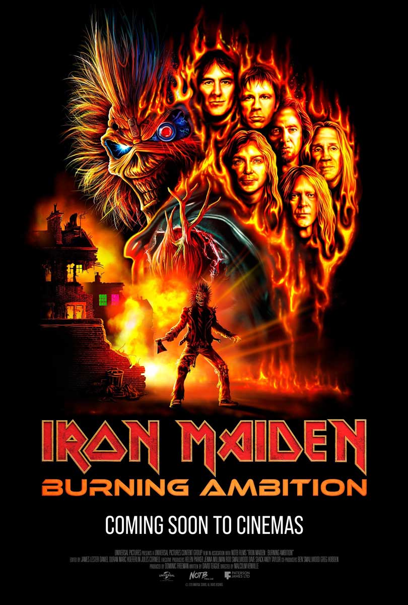 Iron Maiden / Burning Ambition Documentary Set For Worldwide Cinema Release On 7 May 2026