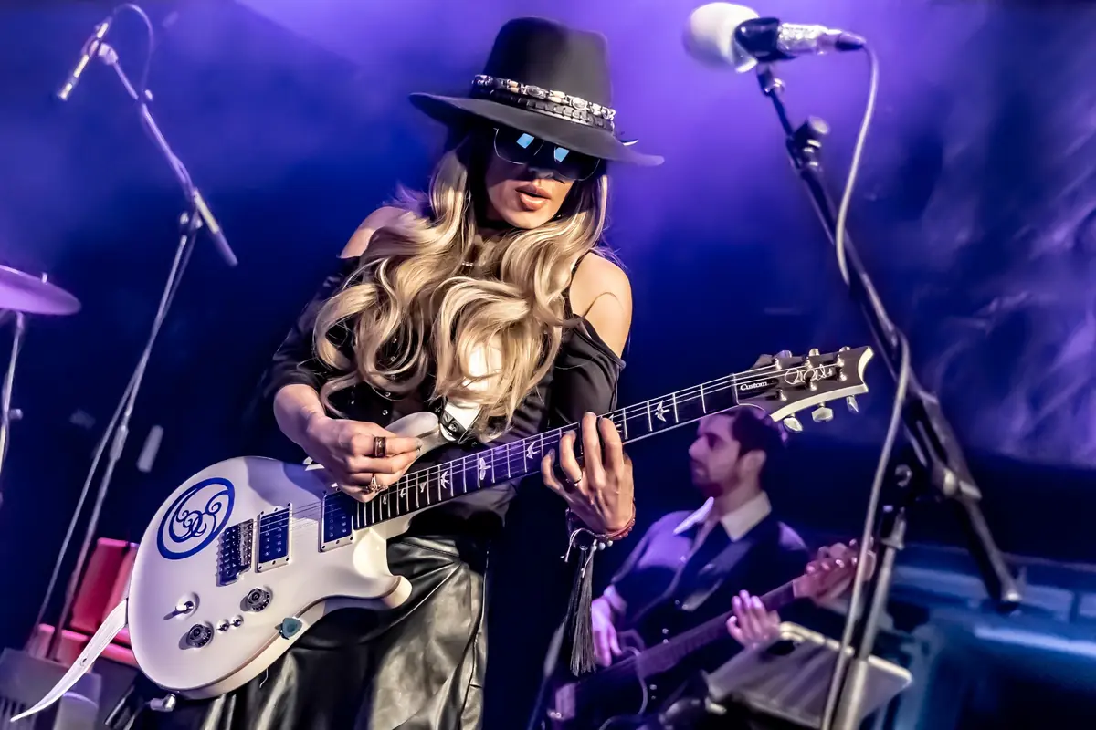 Orianthi - O2 Academy Islington - 29 January 2026. Photo: Robert Sutton/MetalTalk