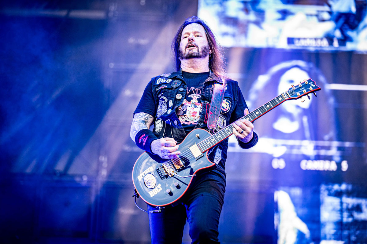 Gary Holt - Slayer - Blackweir Fields Cardiff - 3 July 2025 Photo Paul HutchingsMetalTalk | MetalTalk - Heavy Metal News Reviews and Interviews Gary Holt - Slayer - Blackweir Fields, Cardiff - 3 July 2025. Photo: Paul Hutchings/MetalTalk