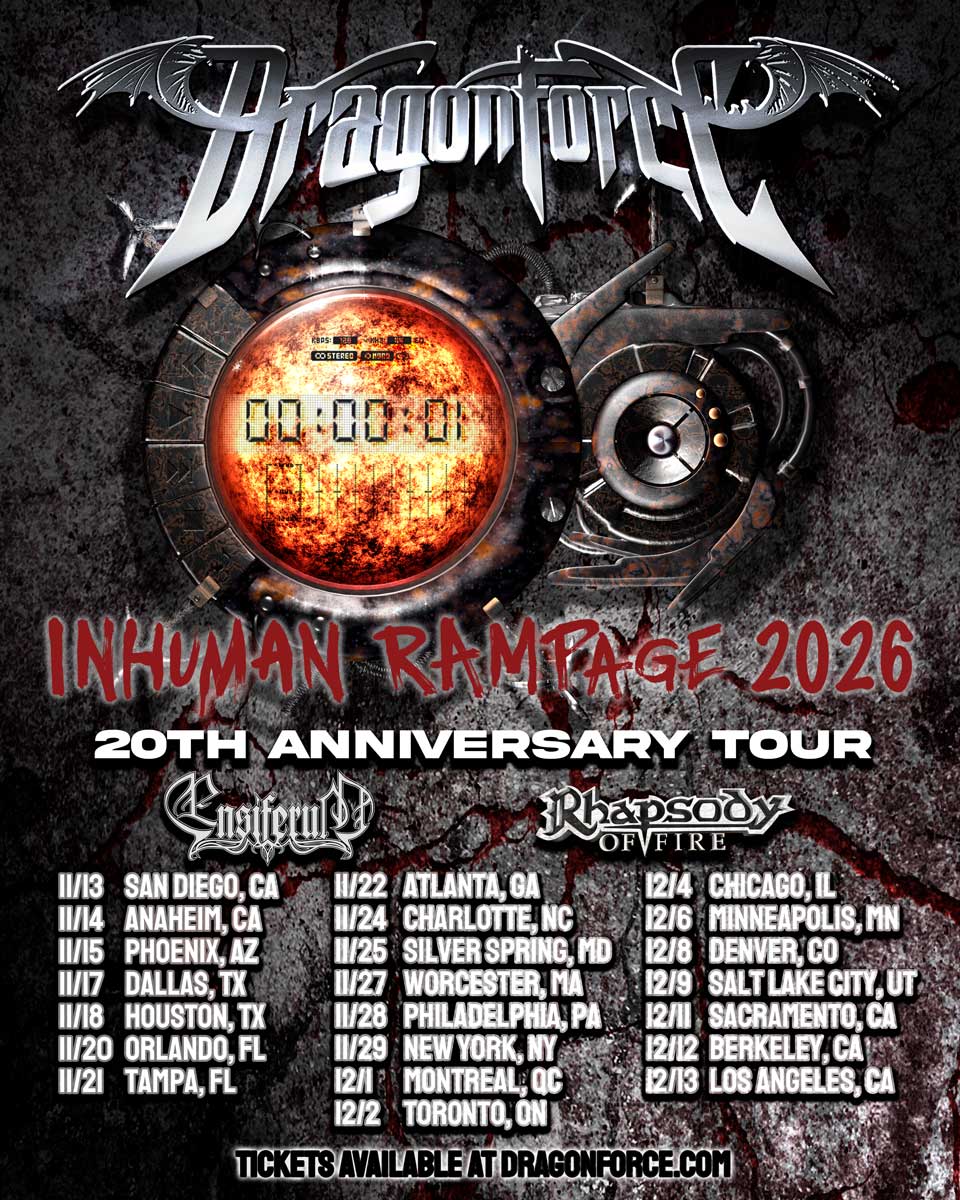 DragonForce Announce Inhuman Rampage 20th Anniversary Tour | MetalTalk - Heavy Metal News Reviews and Interviews DragonForce Announce Inhuman Rampage 20th Anniversary Tour