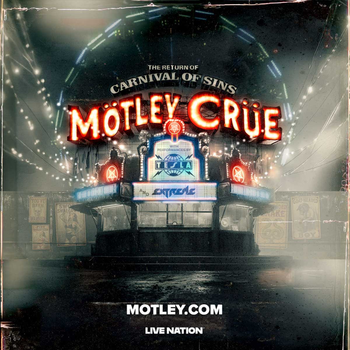Mötley Crüe - The Return Of The Carnival Of Sins Tour