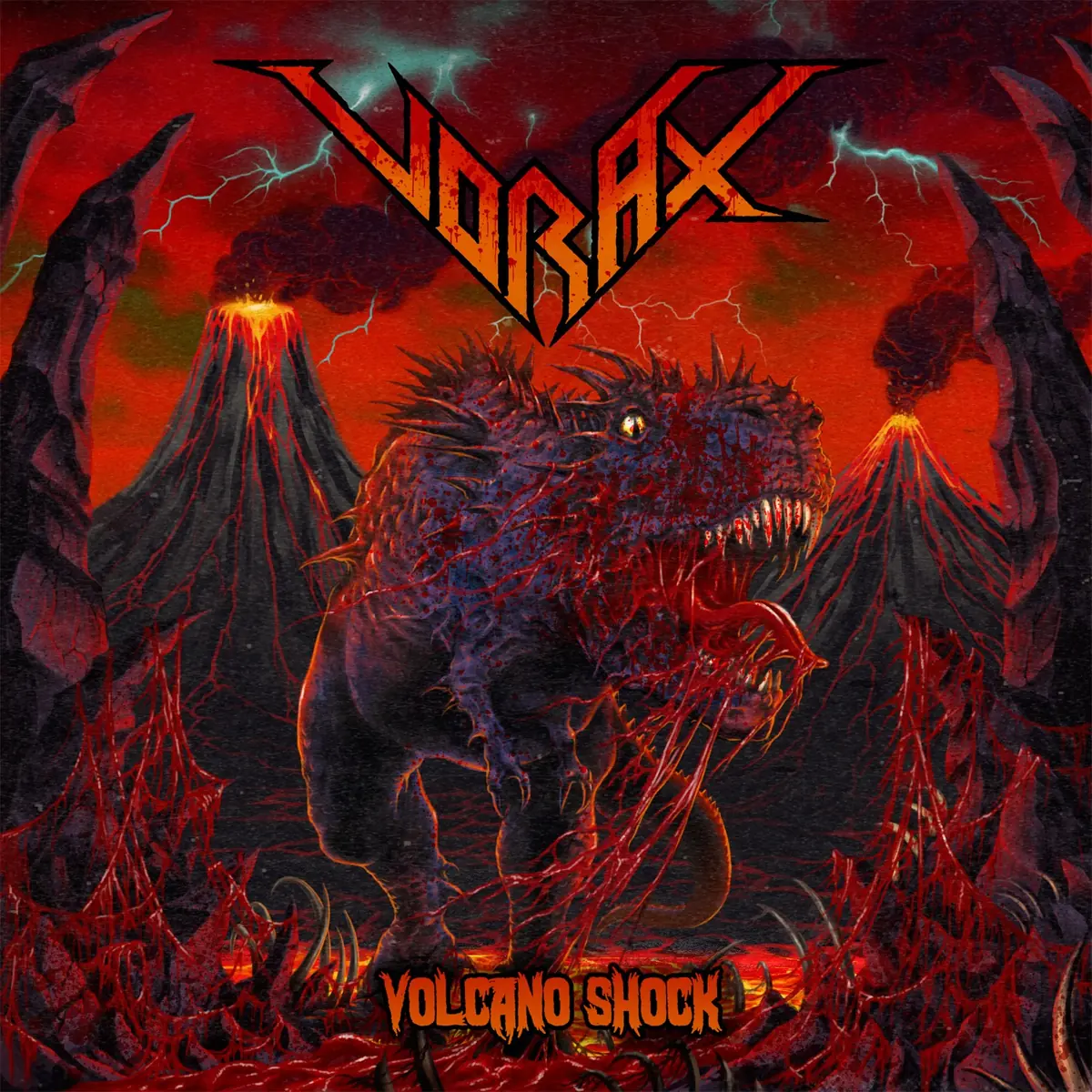 Dinosaurs destruction and devastating riffsVORAX roar into life with their debut album Volcano Shock | MetalTalk - Heavy Metal News Reviews and Interviews Dinosaurs, destruction, and devastating riffs—VORAX roar into life with their debut album, Volcano Shock.