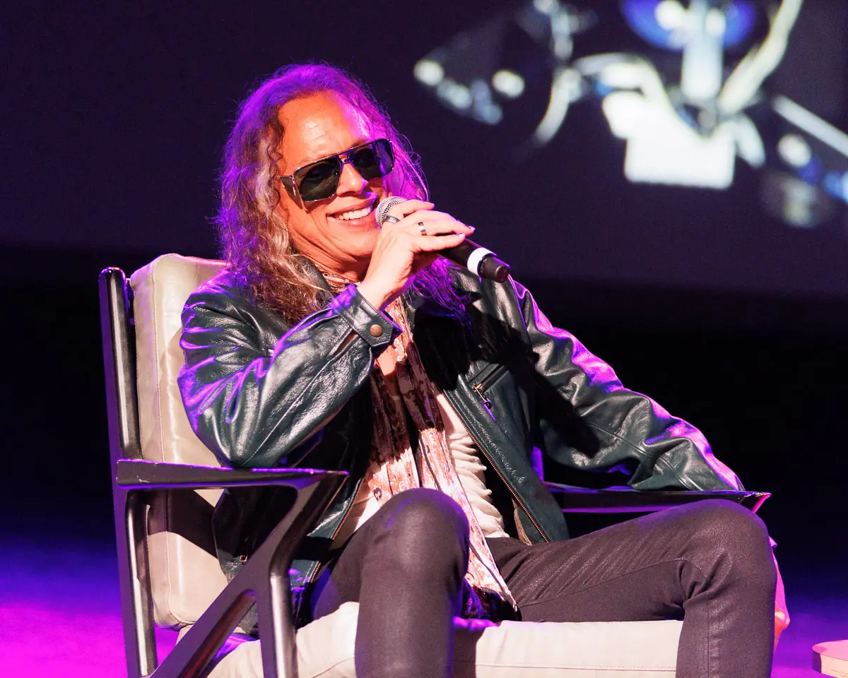 Kirk Hammett - EartH Theatre Hackney - 4 July 2026 Photo Manuela LangotschMetalTalk | MetalTalk - Heavy Metal News Reviews and Interviews Kirk Hammett - EartH Theatre, Hackney - 4 July 2026. Photo: Manuela Langotsch/MetalTalk