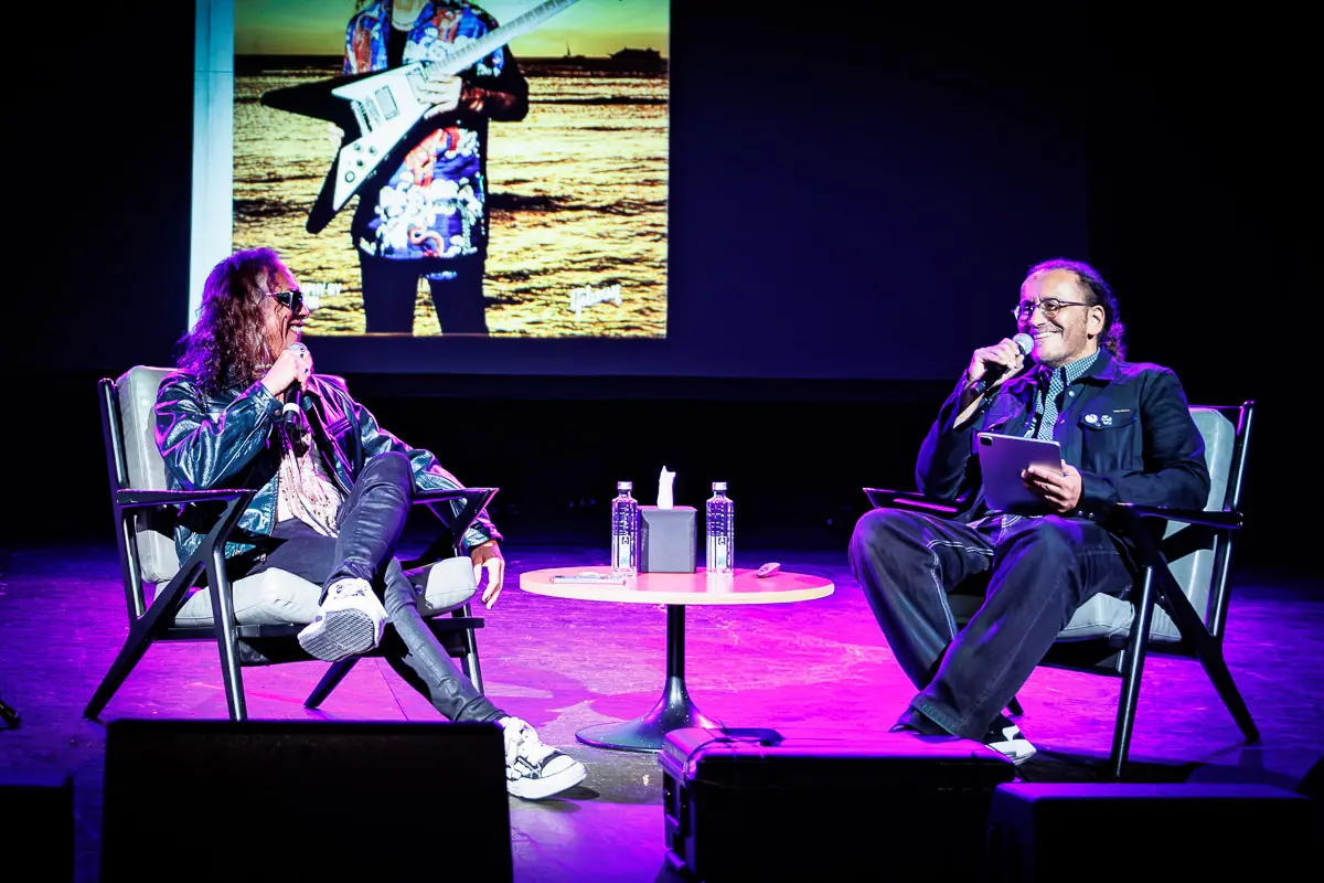 Kirk Hammett - EartH Theatre Hackney - 4 July 2026 Photo Manuela LangotschMetalTalk | MetalTalk - Heavy Metal News Reviews and Interviews Kirk Hammett - EartH Theatre, Hackney - 4 July 2026. Photo: Manuela Langotsch/MetalTalk