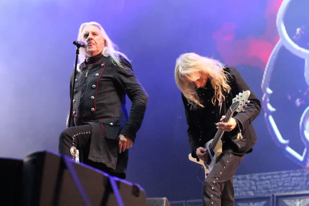 Saxon - Bloodstock Festival 2026. Photo: Adrian Stonley/MetalTalk