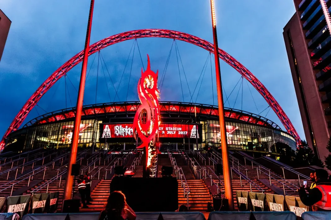 Inside Slipknot's Wembley Stadium Ticket Launch Event. Photo: Aggie Anthimidou/MetalTalk