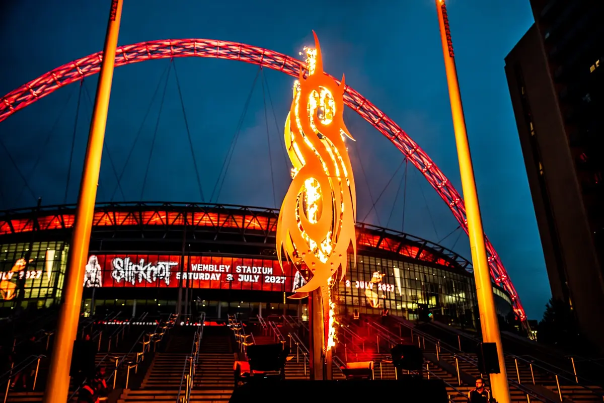 Inside Slipknots Wembley Stadium Ticket Launch Event Photo Aggie AnthimidouMetalTalk | MetalTalk - Heavy Metal News Reviews and Interviews Inside Slipknot's Wembley Stadium Ticket Launch Event. Photo: Aggie Anthimidou/MetalTalk