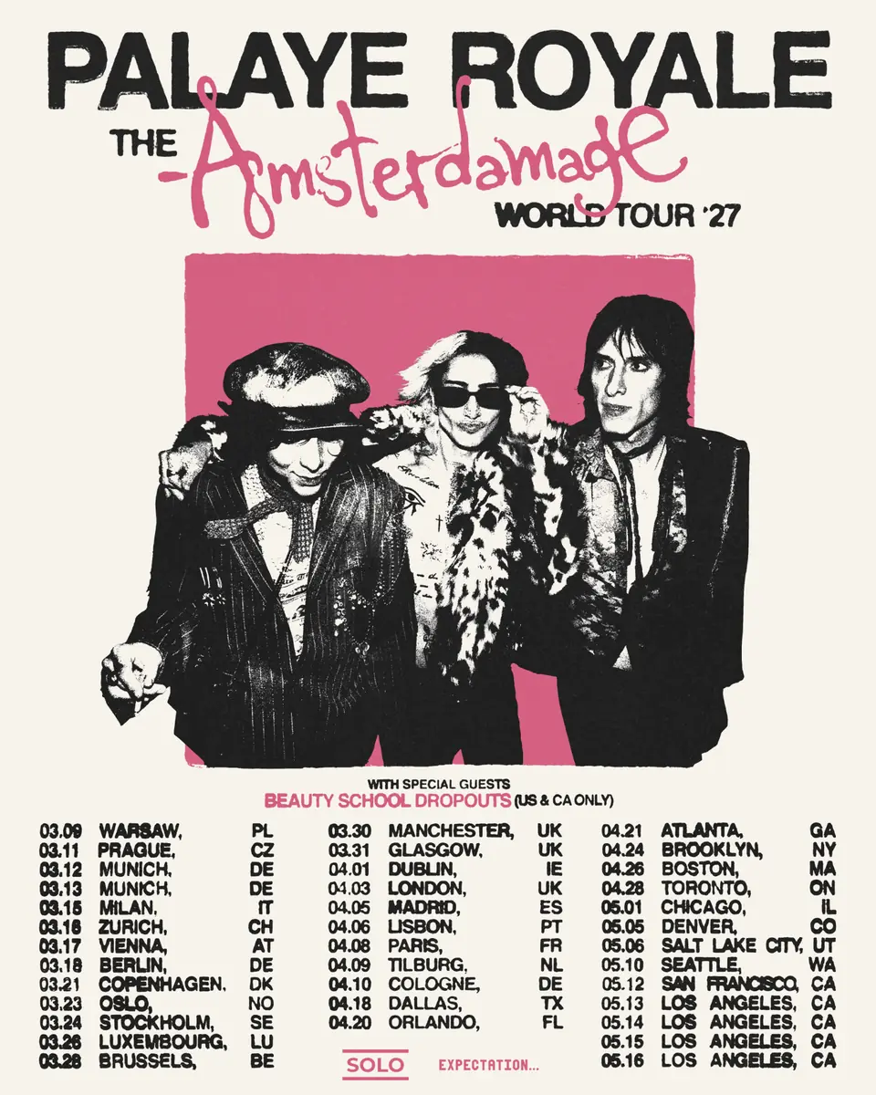 Palaye Royale 2027 Tour Poster